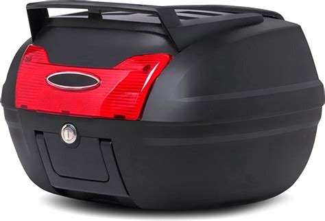 electric scooter storage box|scooter trunk with backrest.